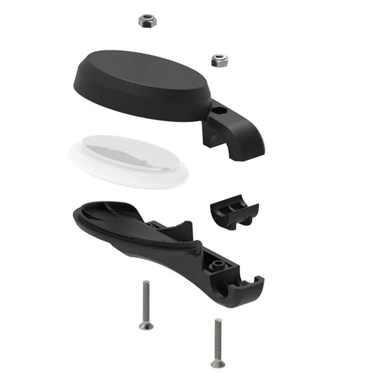 Durable under-seat AirTag bracket for bike theft protection