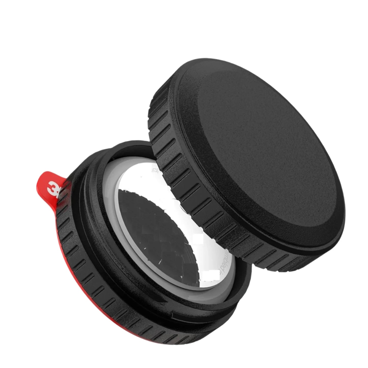 Waterproof AirTag holder with powerful adhesive, designed for stability and protection